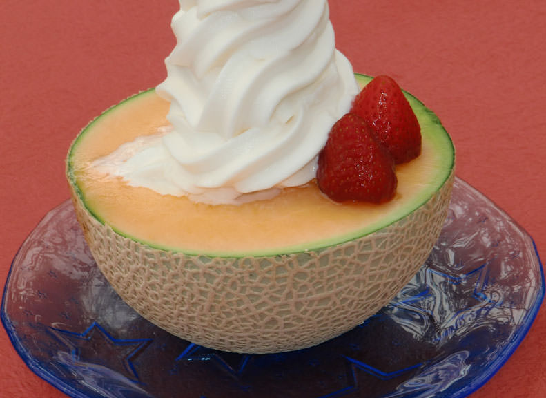 最受歡迎的甜點「哈密瓜的尾巴」