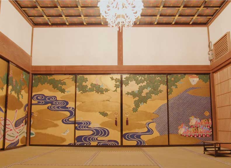 可以體驗神主住宿設施「麒麟閣」