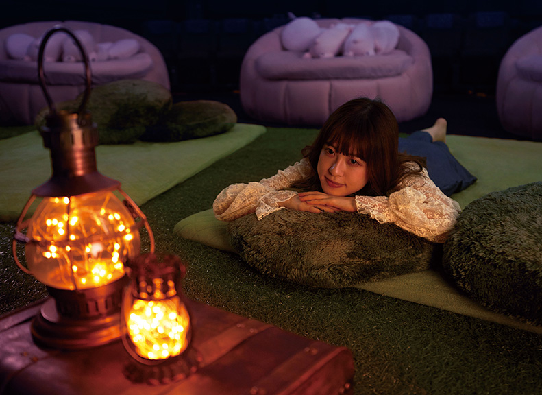 可以選擇喜歡的作品種類繁多的放映作品