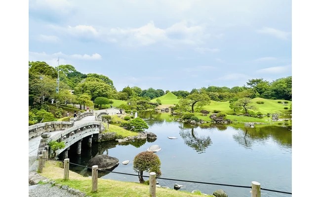 「水前寺江津湖湧水群」一景